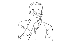 Hands on Mouth